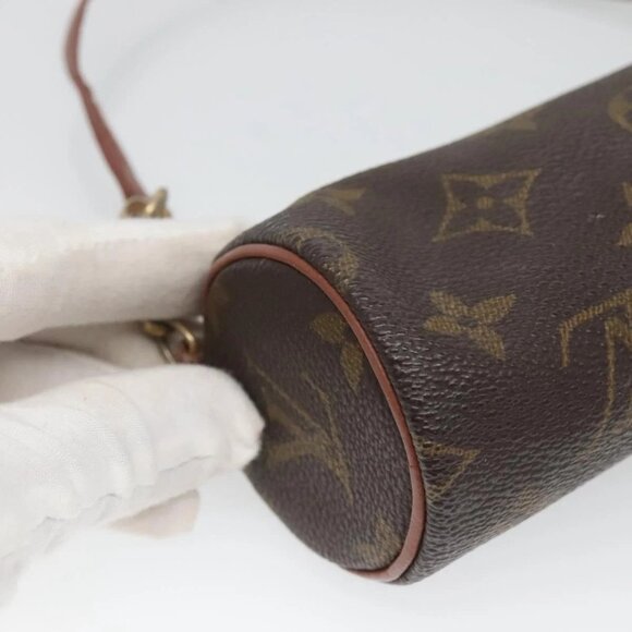 LOUIS VUITTON Monogram Papillon Pouch LV Auth SW860 - Picture 14 of 16